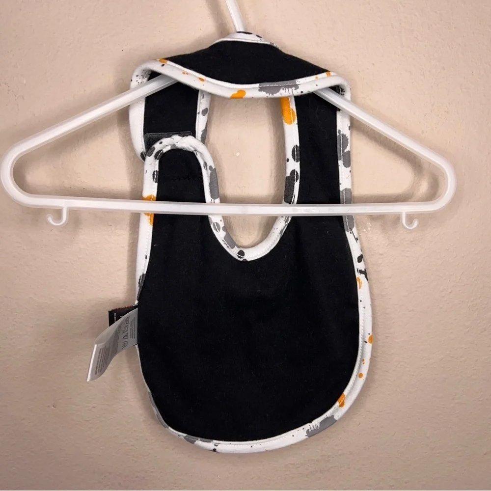 Harley Davidson Baby Bib Collectible Biker Motorcycle Gift Black Orange White